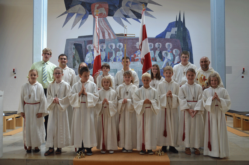 Aufnahmefeier Minis 2014