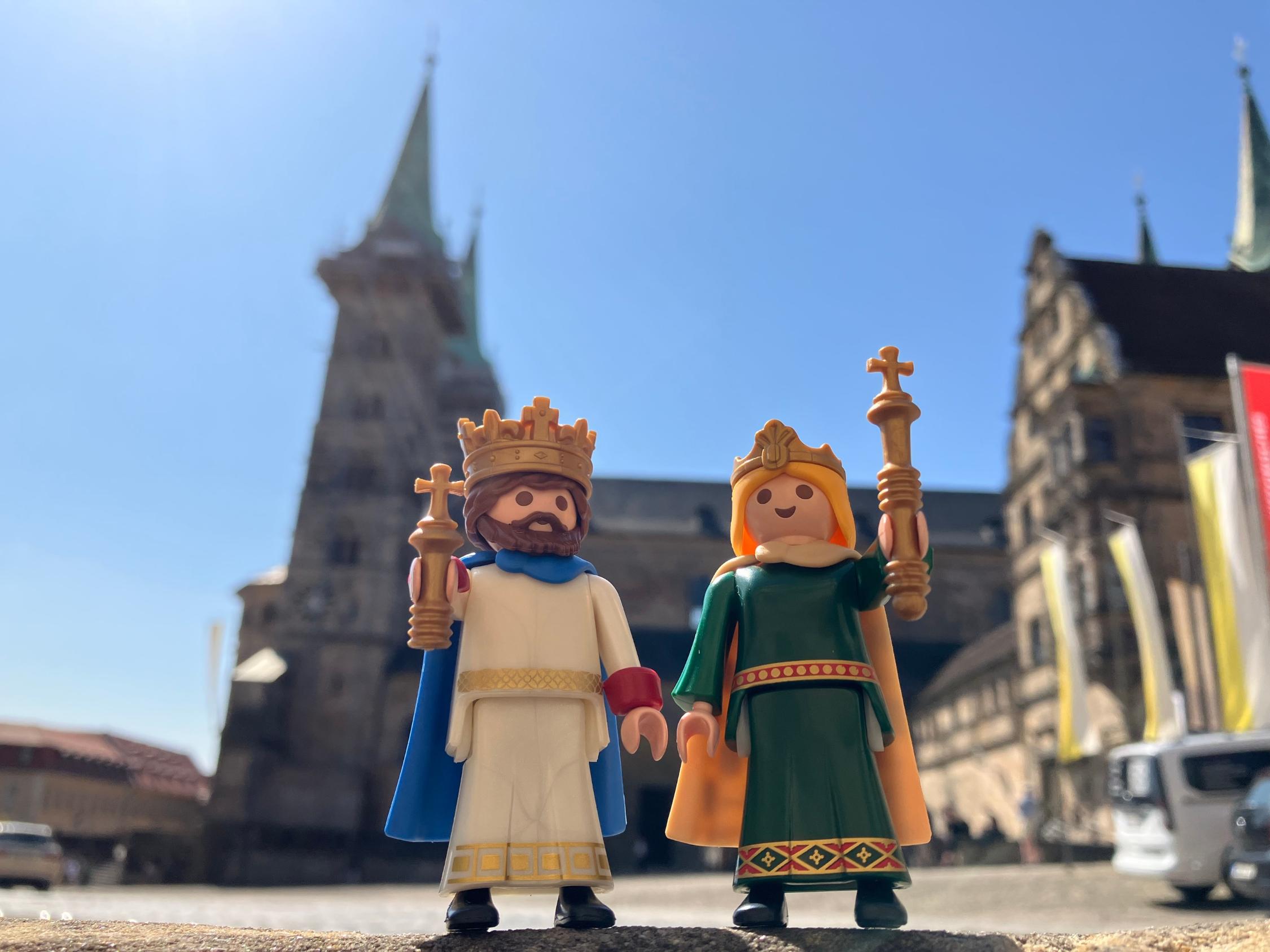 Playmobil-Heinrich und Kunigunde